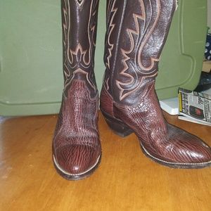 Hand made Honds shark skin boots